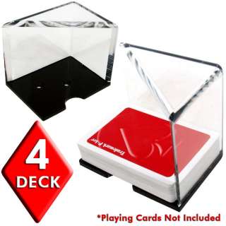 Deck Professional Grade Acrylic Discard Holder w/ Top  