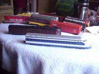 Lot of 18 HO Model Railroad Train Cars  