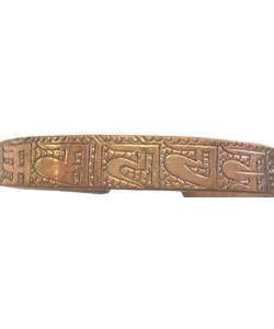 Copper Buddhist Bracelet (Nepal)  