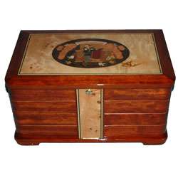 Eight compartment Brown Cigar Humidor  
