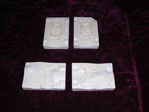 Lot of 2 Alberta Molds Vintage Ceramic Molds Mouse+  