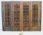 SET OF NEW ALLEN + ROTH LOUVERED INTERIOR WINDOW SHUTTERS 29 Wide x 