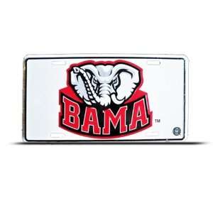 Alabama Crimson Tide Metal College License Plate Wall Sign Tag 