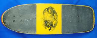 Vintage Old School Wide 1980s Alpha Dragon Skateboard  