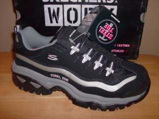 NIB Skechers Wom. Slip On Steel Toe Athletic Shoe Sz 5 & 6  