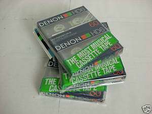 Denon HD6 60 Two Packs Cassette Tapes Made in Japan  