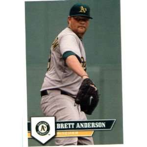  2011 Topps Major League Baseball Sticker #108 Brett Anderson 