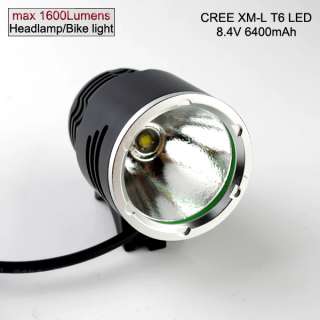 CREE XML XM L T6 1600L LED Bicycle Light HeadLight headLamp Rear Light 
