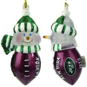   YORK JETS ALL STAR LIGHT UP CHRISTMAS ORNAMENTS (3)