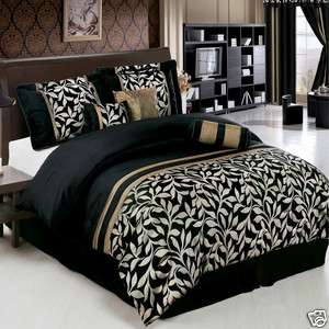 Luxury King Size Chandler 11 Piece Bed in a Bag  