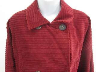 BILL BLASS Red Corduroy Long Sleeves Blazer Jacket M  