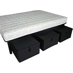 Black Under Bed Storage Baskets (Set of 2)  