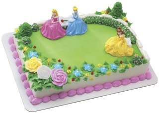   Princess Garden Royalty Birthday Cake Topper set kit party supplies