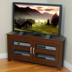 Brown Cordoba 44 inch Wood Corner TV Console  