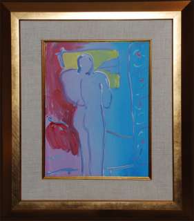 Peter Max   Signed Acrylic Painting on Canvas  