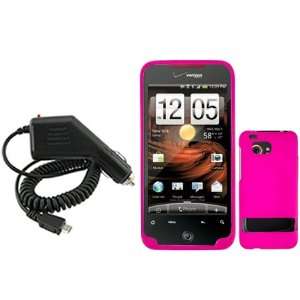  iNcido Brand HTC Incredible HD 6400 Combo Rubber Hot Pink 