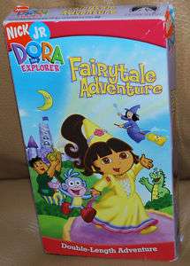 Nick Jr Dora The Explorer Fairytale Adventure VHS Movie  