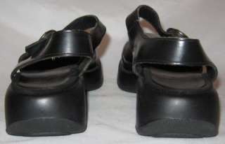 Dansko Mary Jane Shoes Black Leather Womens Size 40 9.5 10  