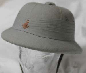 Vintage WWII Japanese Navy Tropical helmet cap hat  