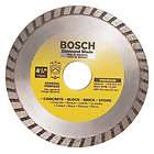 Bosch 4 1/2 Dry Cutting Turbo Continuous Rim Diamond Saw Blade with 