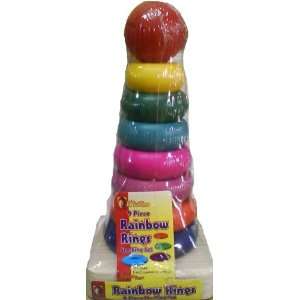  Its Fun Time 9 Piece Rainbow Rings Toys & Games