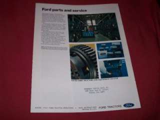 Ford 7600 Tractor Brochure Nice Fremont Ohio  