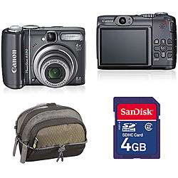 Canon A590 8MP Digital Camera with Case and SD Card  