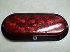 red light 6 oval surface mount 10 led tail