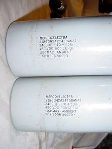 MEPCO Electrolytic Can Capacitors   2400 uF @450V  