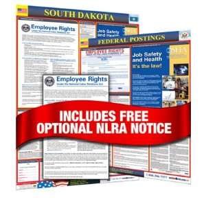  South Dakota Labor Law Posters (State & Federal incl. NLRA 