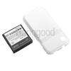   Extended Battery + Back Cover For Samsung i9000 Galaxy S White NEW