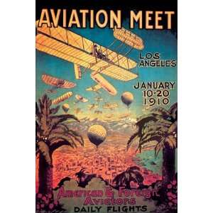  Aviation Meet in Los Angeles   Poster (12x18)