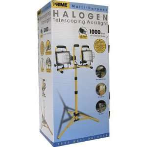   Head Telescoping Halogen Worklight with 6 Feet cord