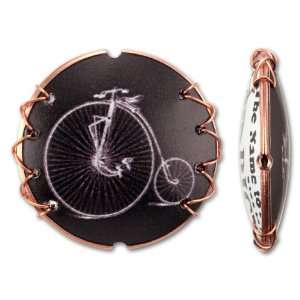    Retro Copper Coin Bead   Black Bicycle Arts, Crafts & Sewing