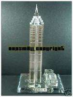 Limited Exquisite Handmade Silver Crystal Jin Mao Tower  