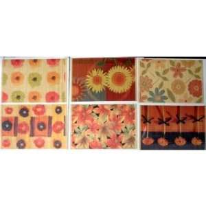   Printed Bamboo Placemats Floral Designs Case Pack 72