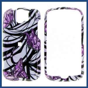  HTC MyTouch Slide Purple Butterfly Protective Case 