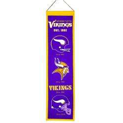 Minnesota Vikings Wool Heritage Banner  