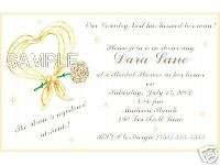 Wedding Bridal Shower Western Bandana Invitations  