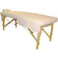 Massage Table White Sheet and Face Cover Set