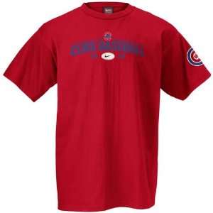 Nike Chicago Cubs Red Seeing Eye T shirt Sports 