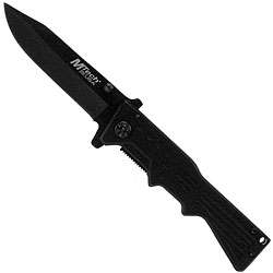 Rifle style Black Pocket Knife  