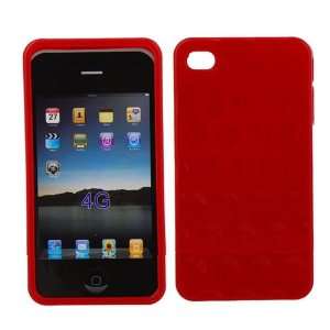  Red Shining Dot Hard Case Cover For Apple iPhone 4 Cell 