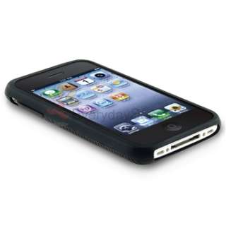 ACCESSORY FOR IPHONE 3Gs 3G 2G BLACK SILICONE SKIN CASE  