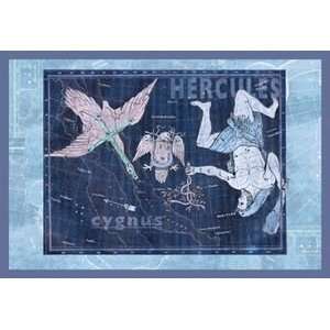  Cygnus, Vultur and Hercules #2   12x18 Framed Print in 
