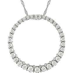 14k Gold 1/2ct TDW Diamond Circle of Life Necklace (H I, I1 I2 