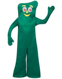 Adult Funny Licensed GUMBY Mascot Costume Outfit  