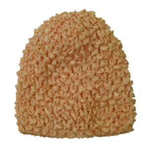  Peach Crochet Baby Hat