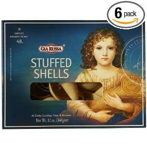 Gia Russa Stuffing Shells, 12 Ounce (Pack of 6)  Grocery 