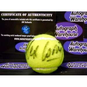   autographed Tennis Ball   Autographed Tennis Balls 